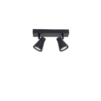 9155812 Зидна светилка спот DABLIN 2HGU10 L24 H15 Црна NOVA LUCE